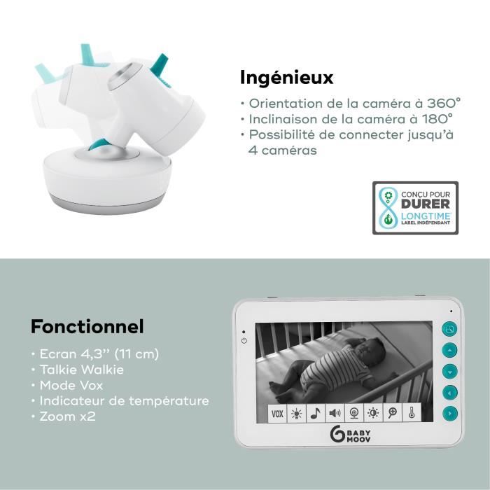 Babyphone Babymoov Babyphone vidÈo YOO Moov