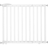 Badabulle Barriere de Sécurité Deco Pop - Barriere Extensible pour Ouverture de 63 a 106cm - Fixation Vis, Blanc
