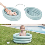 Babymoov Baignoire Gonflable de voyage, Évolutive en Piscine pour enfant, Réducteur Amovible, De 0 a 12 mois, Aqua Dots