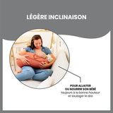 Babymoov B.LOVE Coussin de Maternité & Allaitement avec Remplissage Microbilles ultra-fines - Made in Europe, Terracotta