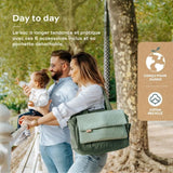 Babymoov Sac (a langer) Day to Day - Tendance et Fonctionnel, CapacitÈ 23L, Nombreuses poches, 6 Accessoires inclus, Abstract