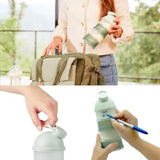 Babymoov Boîtes Doseuses de Lait en Poudre Babydose - Bec verseur ergonomique - Made in France, Vert