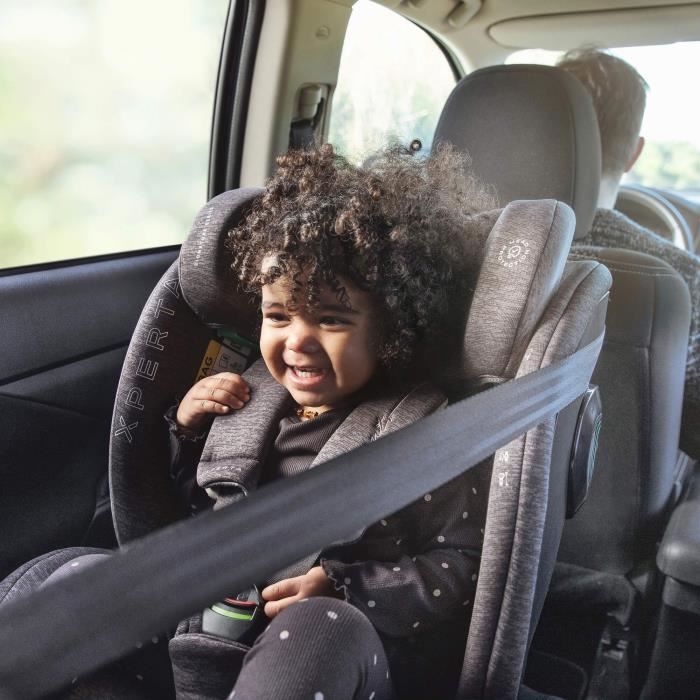 Siege auto - BABYAUTO - XPERTA GREY DOBBY - De la naissance a 12 ans - 0-36 kg - I-Size - ISOFIX - Pivotant 360° - ECE R129