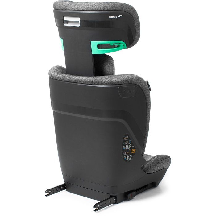 Siege auto - BABYAUTO - Colosso - Groupe 2/3 - I-Size - 100/150 cm - Isofix - 11 positions de hauteur de l'appuie-tete - Gris