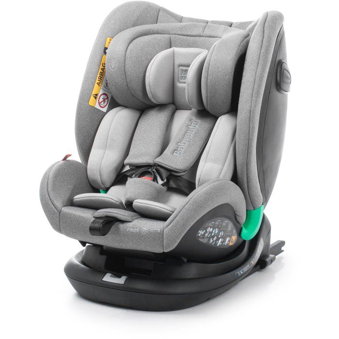 Siege auto - BABYAUTO - Odeas - Groupe 0/1/2/3 - I-Size - 40/150 cm - Top tether - Pivotant 360° - Anthracite