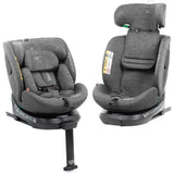 Siege auto - BABYAUTO - CORE - Groupe 0/1/2/3 - 40 / 150 cm - I-Size - Isofix - Pivotant - Inclinable - Réducteur - Gris