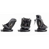 Siege auto - BABYAUTO - RODIA - Groupe 0/1/2/3 - 40/150 cm - I-Size - Pivotant - Inclinable - Avec réducteur - Stone Grey