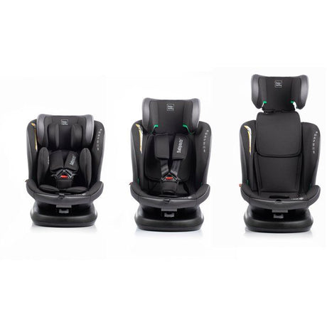 Siege auto - BABYAUTO - RODIA - Groupe 0/1/2/3 - 40/150 cm - I-Size - Pivotant - Inclinable - Avec réducteur - Stone Grey