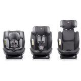 Siege auto - BABYAUTO - LOLO IBELT - Groupe 0/1/2/3 - 40 / 150 cm - I-Size - Inclinable - Réducteur - Gris