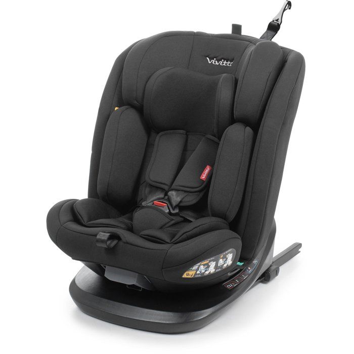 Siege auto - BABYAUTO - ZAFIRO - Groupe 0/1/2/3 - 40/150 cm - I-Size - Pivotant - Inclinable - Avec réducteur - Noir