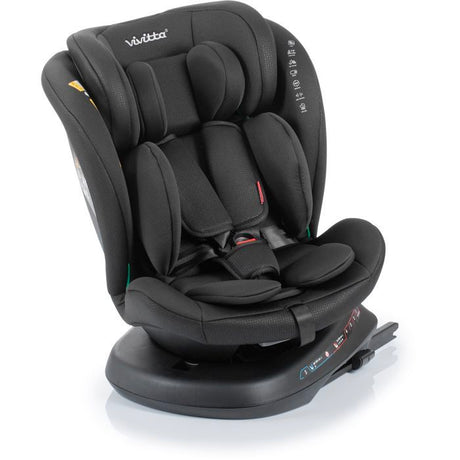 Siege auto - BABYAUTO - Sigma IFix Vivitta - Groupe 0/1/2/3 - 40/150 cm - Isofix + Top tether - Pivotant 360° - Inclinable - Noir