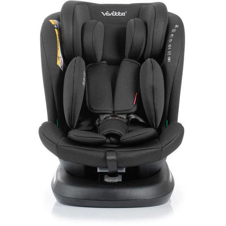 Siege auto - BABYAUTO - Sigma IFix Vivitta - Groupe 0/1/2/3 - 40/150 cm - Isofix + Top tether - Pivotant 360° - Inclinable - Noir