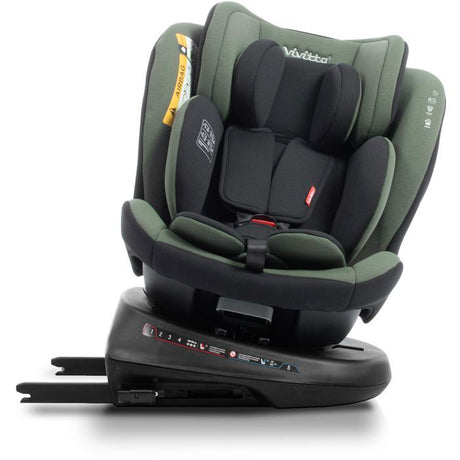 Siege auto - BABYAUTO - Sigma IFix Vivitta - Groupe 0/1/2/3 - 40/150 cm - Isofix + Top tether - Pivotant 360° - Inclinable - Vert