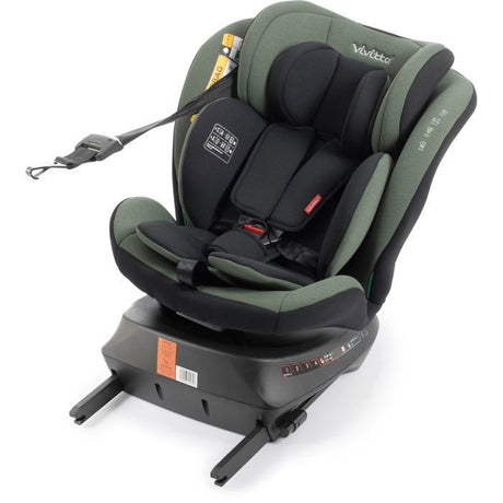Siege auto - BABYAUTO - Sigma IFix Vivitta - Groupe 0/1/2/3 - 40/150 cm - Isofix + Top tether - Pivotant 360° - Inclinable - Vert