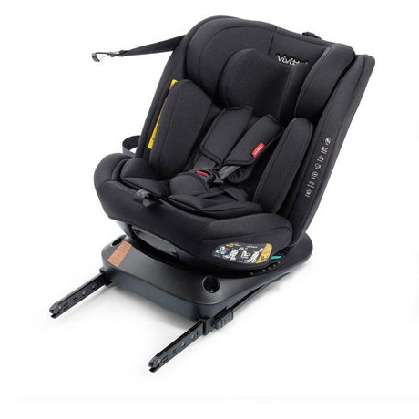 Siege auto - BABYAUTO - Garaia Vivitta - Groupe 0/1/2/3 - 40/150 cm - Isofix + Top Tether - Pivotant - Inclinable - Noir