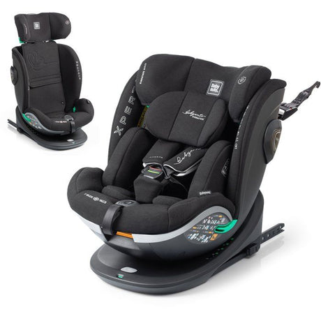 Siege auto - BABYAUTO - XPERTA - Groupe 0/1/2/3 - 40/150 cm - I-Size - Pivotant - Inclinable - Avec réducteur - Anthracite