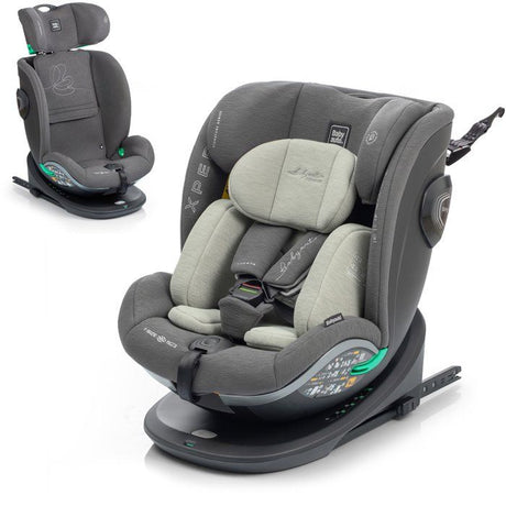 Siege auto - BABYAUTO - XPERTA - Groupe 0/1/2/3 - 40/150 cm - I-Size - Pivotant - Inclinable - Avec réducteur - Olive