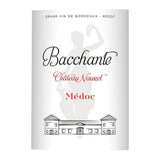 Château Nouret La Bacchante 2020 Médoc - Vin rouge de Bordeaux
