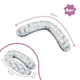 Badabulle Coussin de maternité Évolutif - 2 en 1 - Coussin d'Allaitement - Graphique