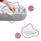 Badabulle Coussin de maternité Évolutif - 2 en 1 - Coussin d'Allaitement - Graphique