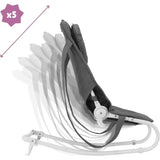 Badabulle Transat Bébé - Easy Moonlight - Pliable - Position Fixe ou Balancelle - Arche de Jeux  - Déhoussable - Garantie a vie