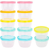 Badabulle Lot de 12 badabowls - BoÓtes de conservation graduÈs 250ml - Surface rÈinscriptible