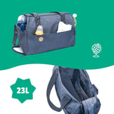 Badabulle Sac a langer Pocketstyle - Plan a langer, Housse isotherme, Pochette, Attaches-poussette inclus, Bleu