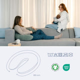 Coussin de grossesse et d'allaitement - DOOMOO - Buddy - Ultra confort - Certifié oeko-Tex - Corduroy Vert