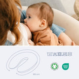 Coussin de grossesse et d'allaitement - DOOMOO - Buddy - Ultra confort - Certifié oeko-Tex - Corduroy Beige