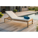 Bain de soleil - Proloisirs - Balito - Châssis en acacia FSC- Coussin déhoussable inclus