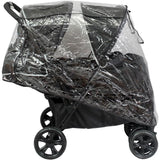 Poussette Double BAMBISOL - Toute équipée - Habillage pluie inclus - Pliage facile
