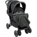 Poussette Double BAMBISOL - Toute équipée - Habillage pluie inclus - Pliage facile