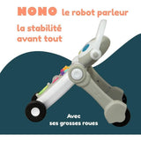 Trotteur marcheur - BAMBISOL - Nono le Robot - De 10 a 36 mois - Parlant - Musical - Jeux électroniques interactifs - Blanc