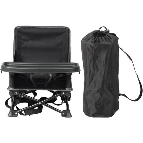 Rehausseur de chaise - BAMBISOL - 6/35 mois - Evolutif en chaise enfant 3/5 ans - Pliable - Noir