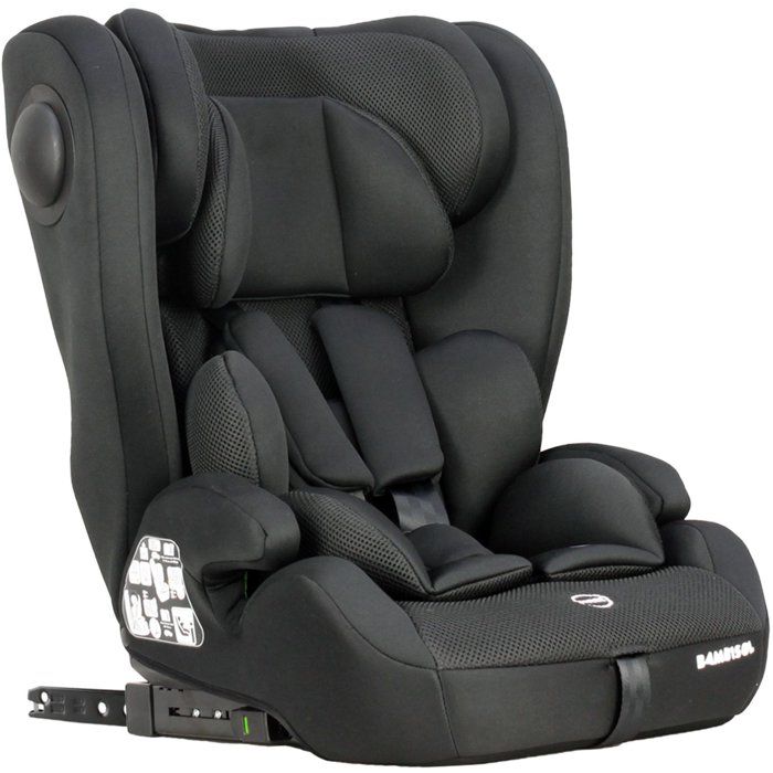 Siege auto évolutif - BAMBISOL - AY575N - Groupe 1/2/3 - I-Size - Isofix - Réducteur - Noir
