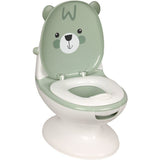 Mini toilettes pour bébé - BAMBISOL - Ourson - Vert Amande