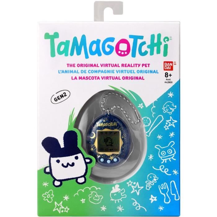 Tamagotchi - BANDAI - Tamagotchi original - Starry Night - animal Èlectronique virtuel avec Ècran couleur, 3 boutons et jeux