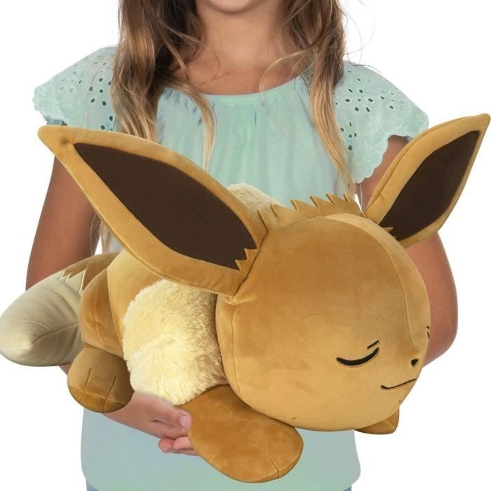 Peluche - BANDAI - Evoli (Eevee) - 40cm - Multicolore - Douce et c‚line