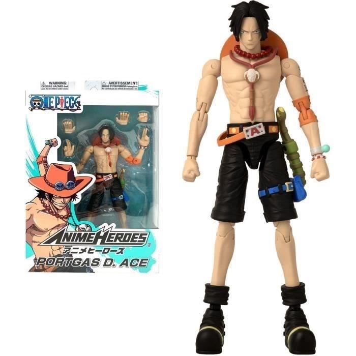 Portgas D. Ace figurine 17 cm - Bandai - Anime Heroes - One Piece