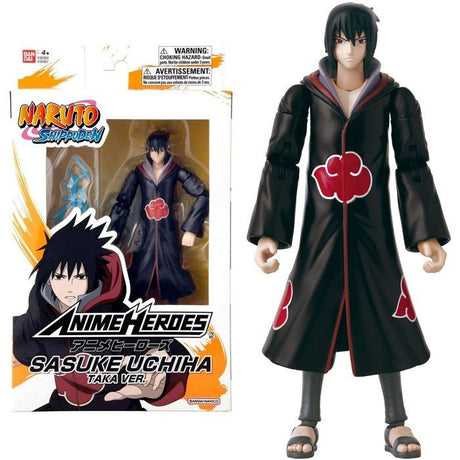 Figurine Anime Heroes 17 cm - BANDAI - Naruto Shippuden - Sasuke Taka - 36967