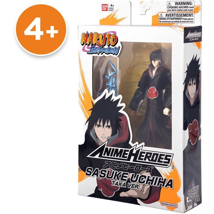 Figurine Anime Heroes 17 cm - BANDAI - Naruto Shippuden - Sasuke Taka - 36967