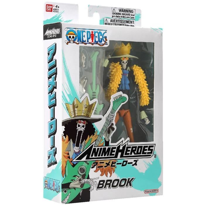 Figurine Anime Heroes - Bandai - One Piece - Brook - 17 cm