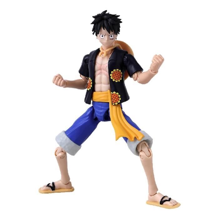 Figurine Anime Heroes - Bandai - One Piece - Luffy (Dressrosa) - 17 cm