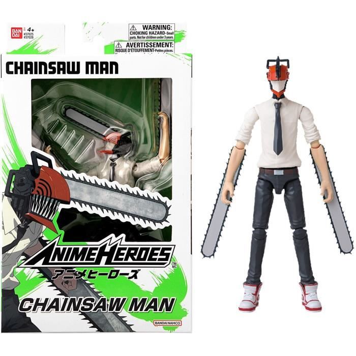 BANDAI - Anime Heroes - Chainsaw Man - Anime Heroes Figure 17 cm - Chainsaw Man - 37026