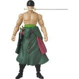 Figurine Anime Heroes - BANDAI - One Piece Zoro Style 3 ÈpÈes 17 cm - 16 points d'articulation