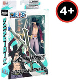 Figurine Anime Heroes articulée -  BANDAI - One Piece - Dracule Mihawk oeil de Faucon - 17 cm