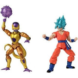 Figurine Dragon Ball Super Dragon Stars 17 cm - Golden Freezer vs Super Saiyan Blue Goku - BANDAI