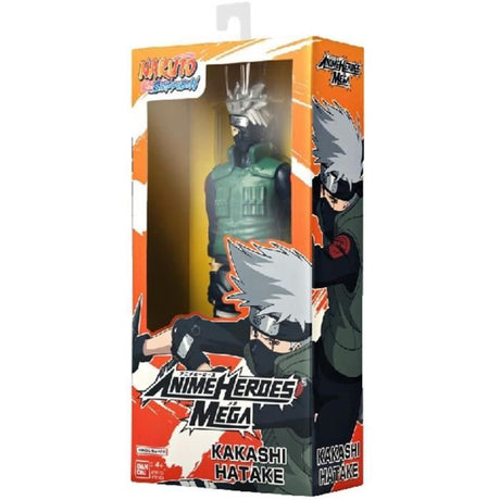 Figurine Anime Heroes articulée -  BANDAI - Naruto Shippuden - Kakashi Hatake Mega - 30 cm