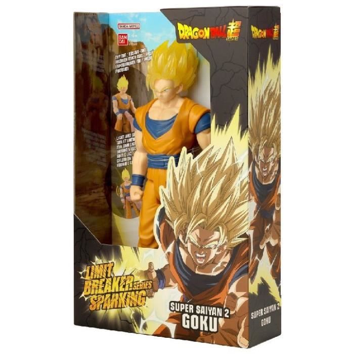Figurine géante Limit Breaker 30 cm Super Saiyan 2 Goku - Sparking Goku Son et Lumiere - BANDAI - Dragon Ball Super