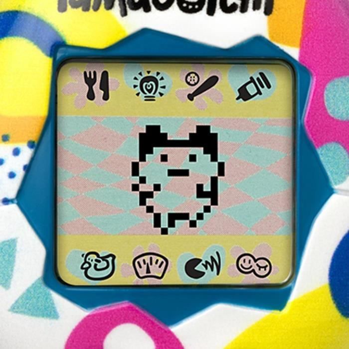 Tamagotchi - BANDAI - Tamagotchi original - Memphis Style - animal Èlectronique virtuel avec Ècran couleur, 3 boutons et jeux